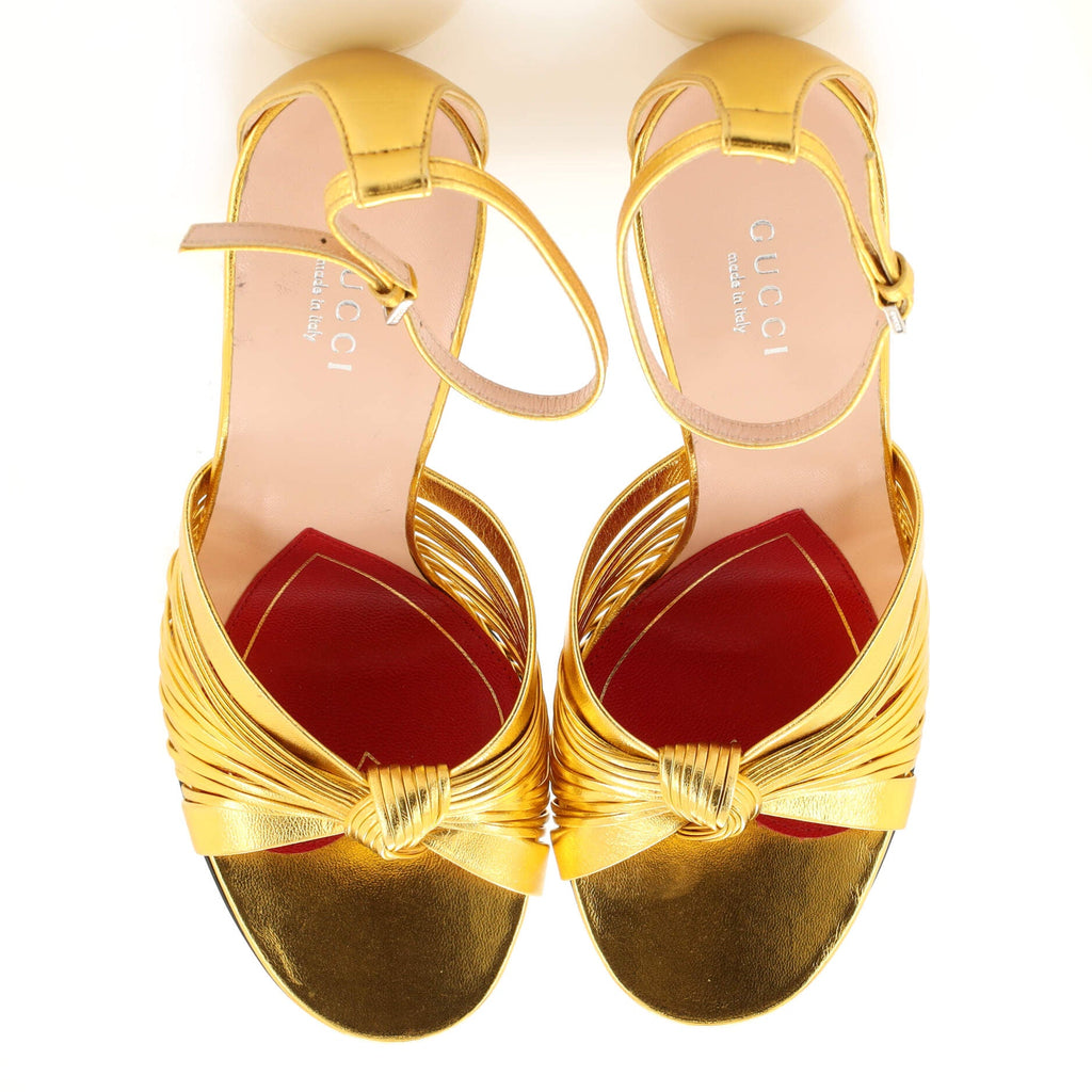 Women's Crawford Knot Heeled Sandals Leather