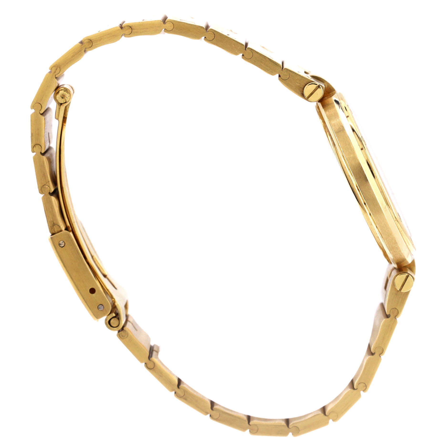 Santos Vendome Ronde Quartz Watch Yellow Gold 32