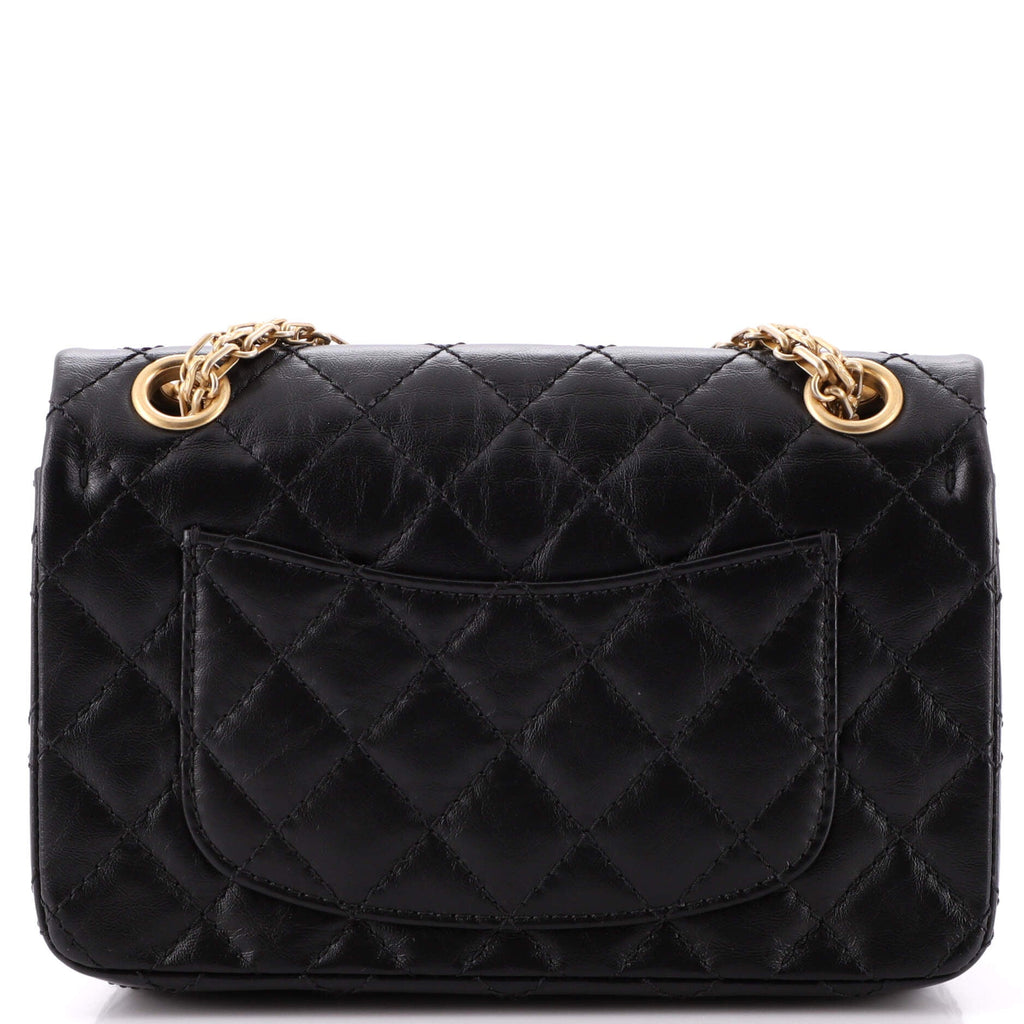 Reissue 2.55 Flap Bag Quilted Aged Calfskin Mini