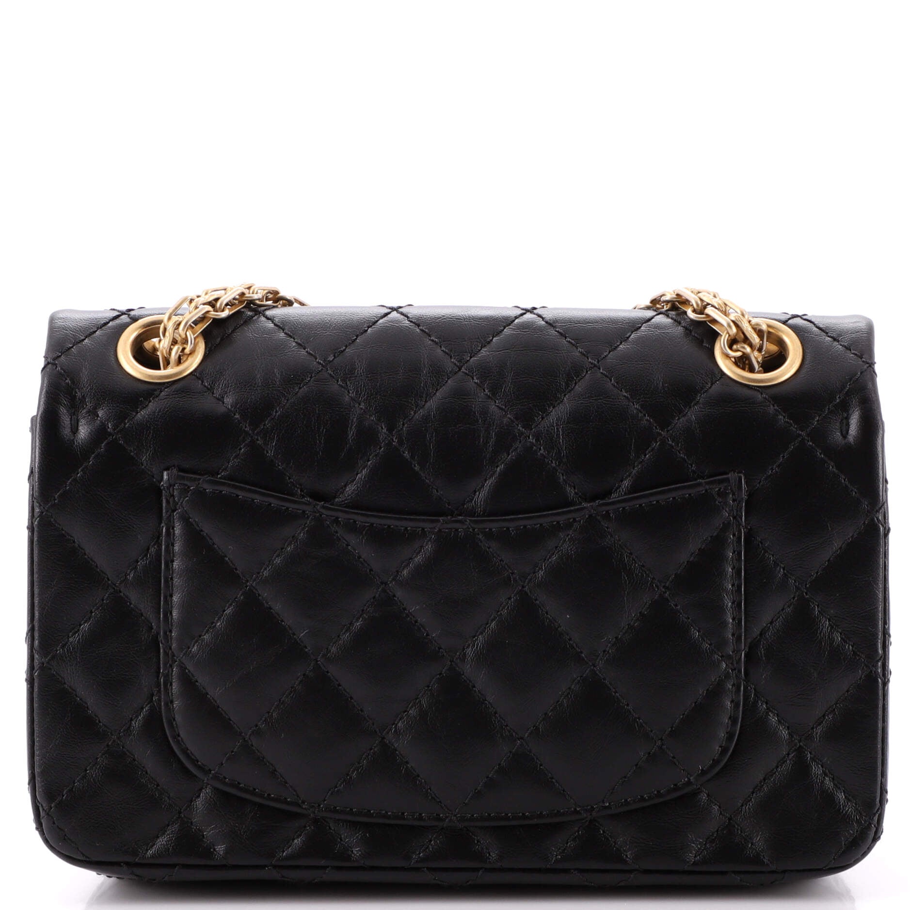 Reissue 2.55 Flap Bag Quilted Aged Calfskin Mini