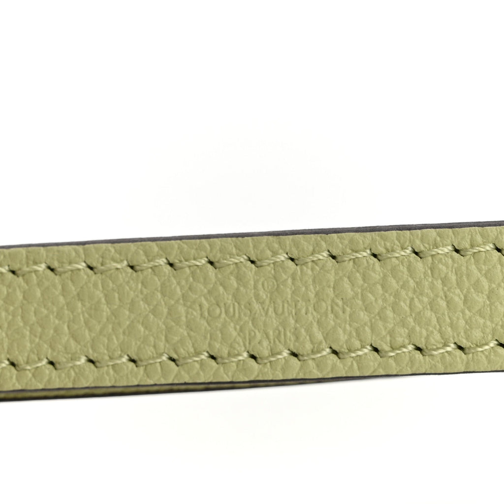 Calfskin Buci Shoulder Strap Light Green