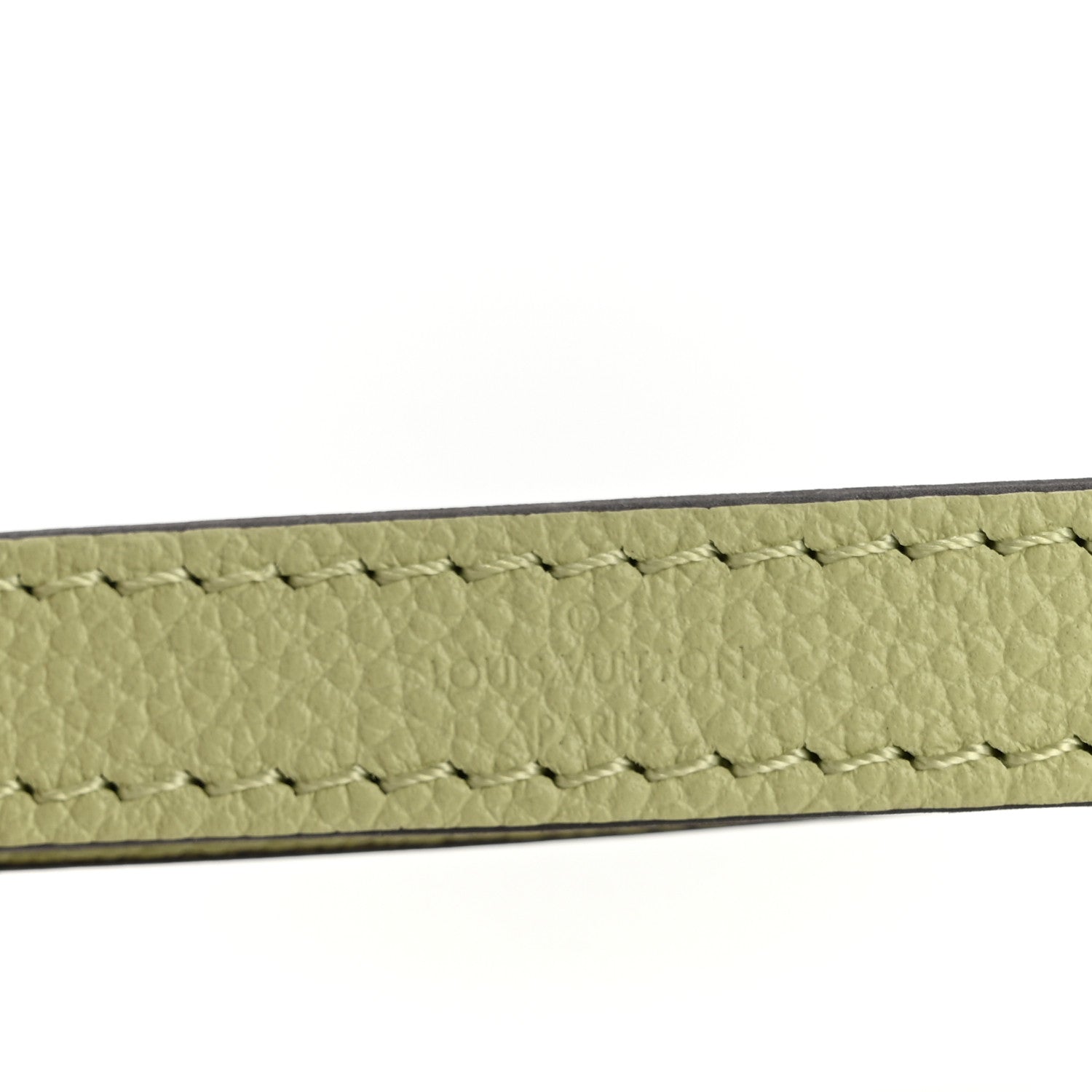 Calfskin Buci Shoulder Strap Light Green