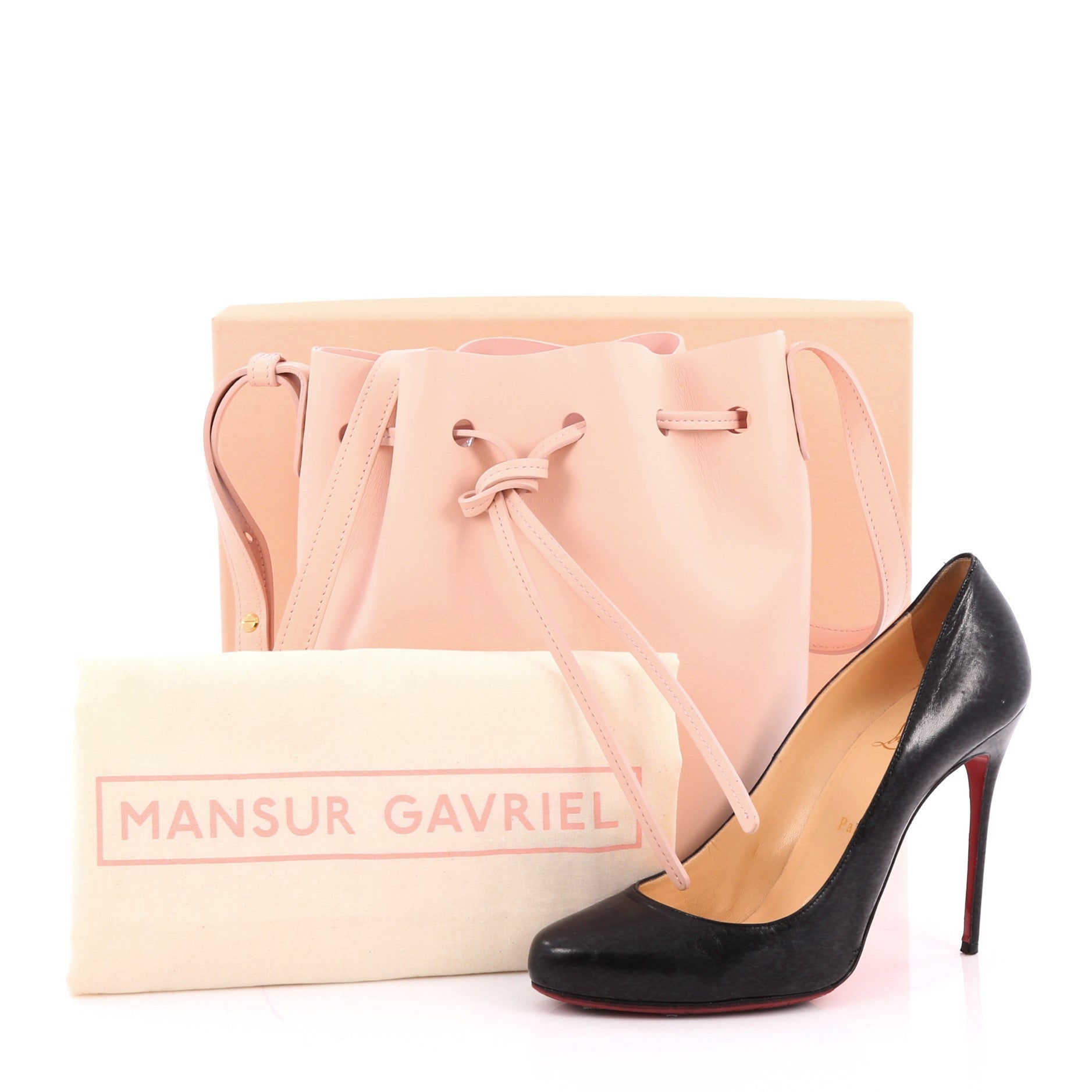 Mansur Gavriel Bucket Bag Leather Mini
