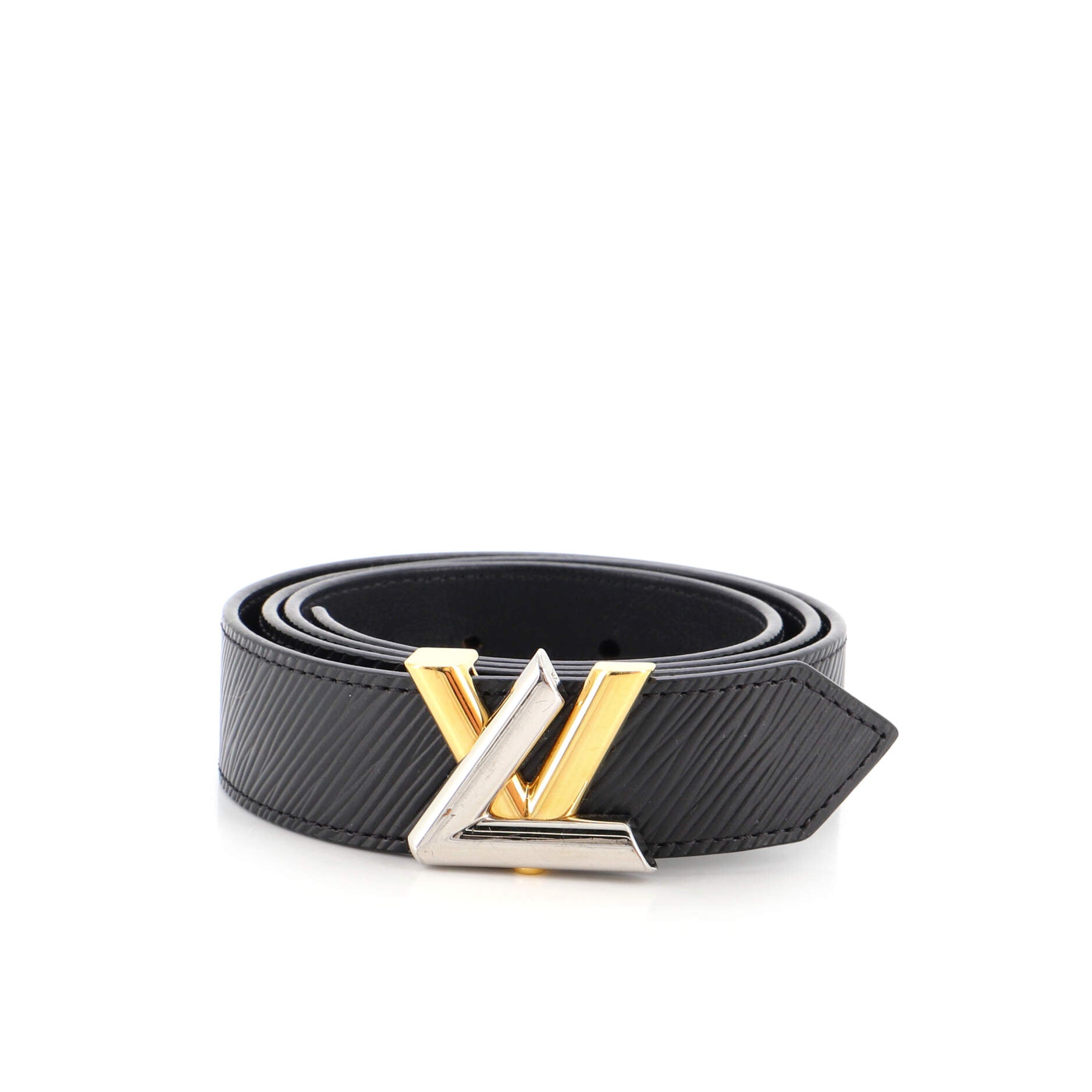 LV Twist Belt Epi Leather Medium 85