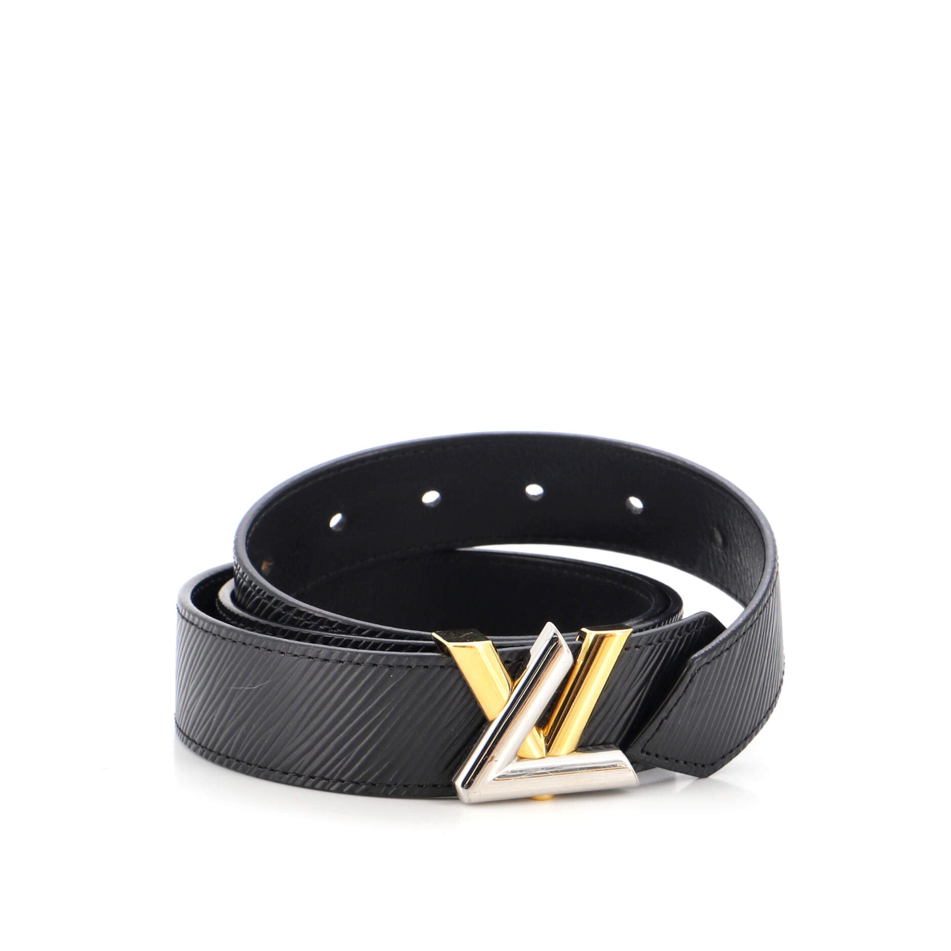 LV Twist Belt Epi Leather Medium 85