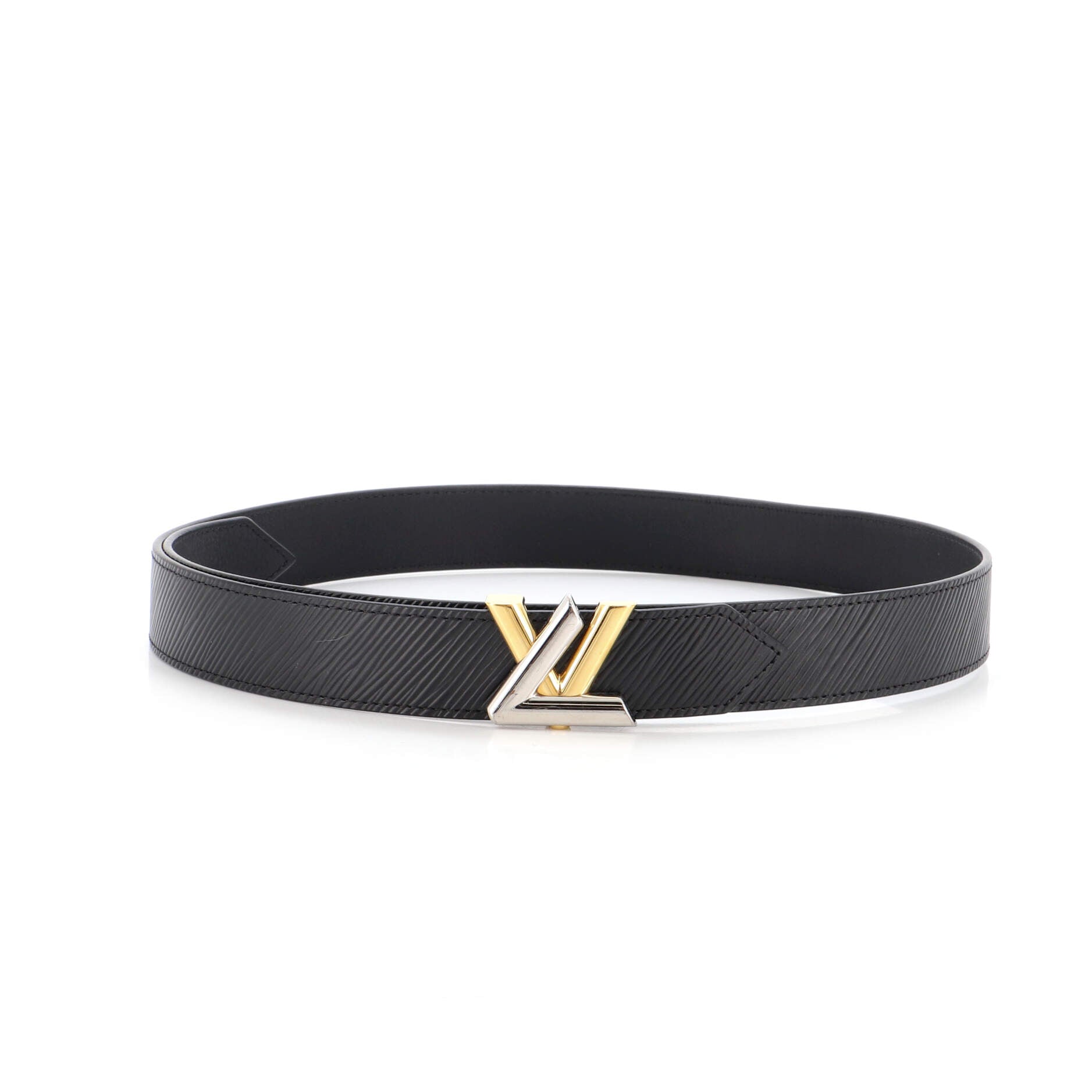 LV Twist Belt Epi Leather Medium 85