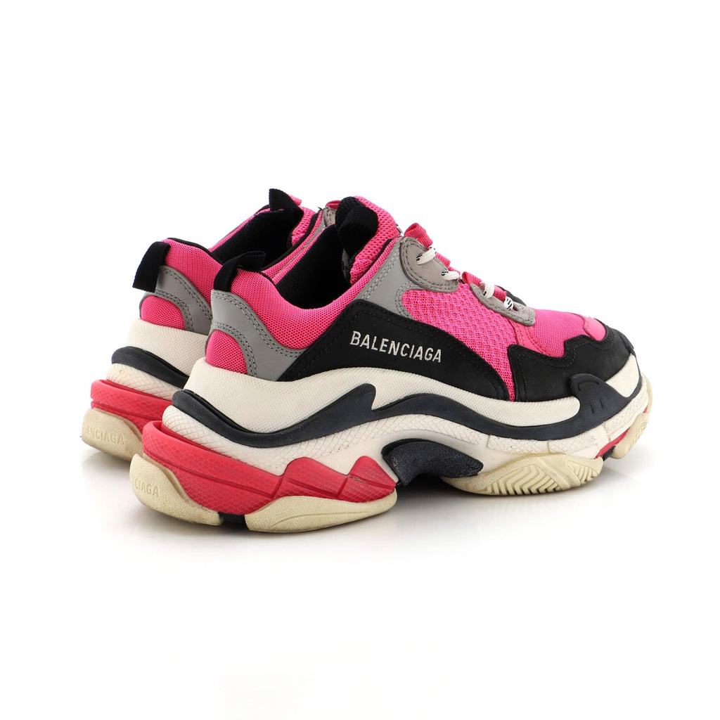Women's Triple S Sneakers Fabric and Mesh with Leather