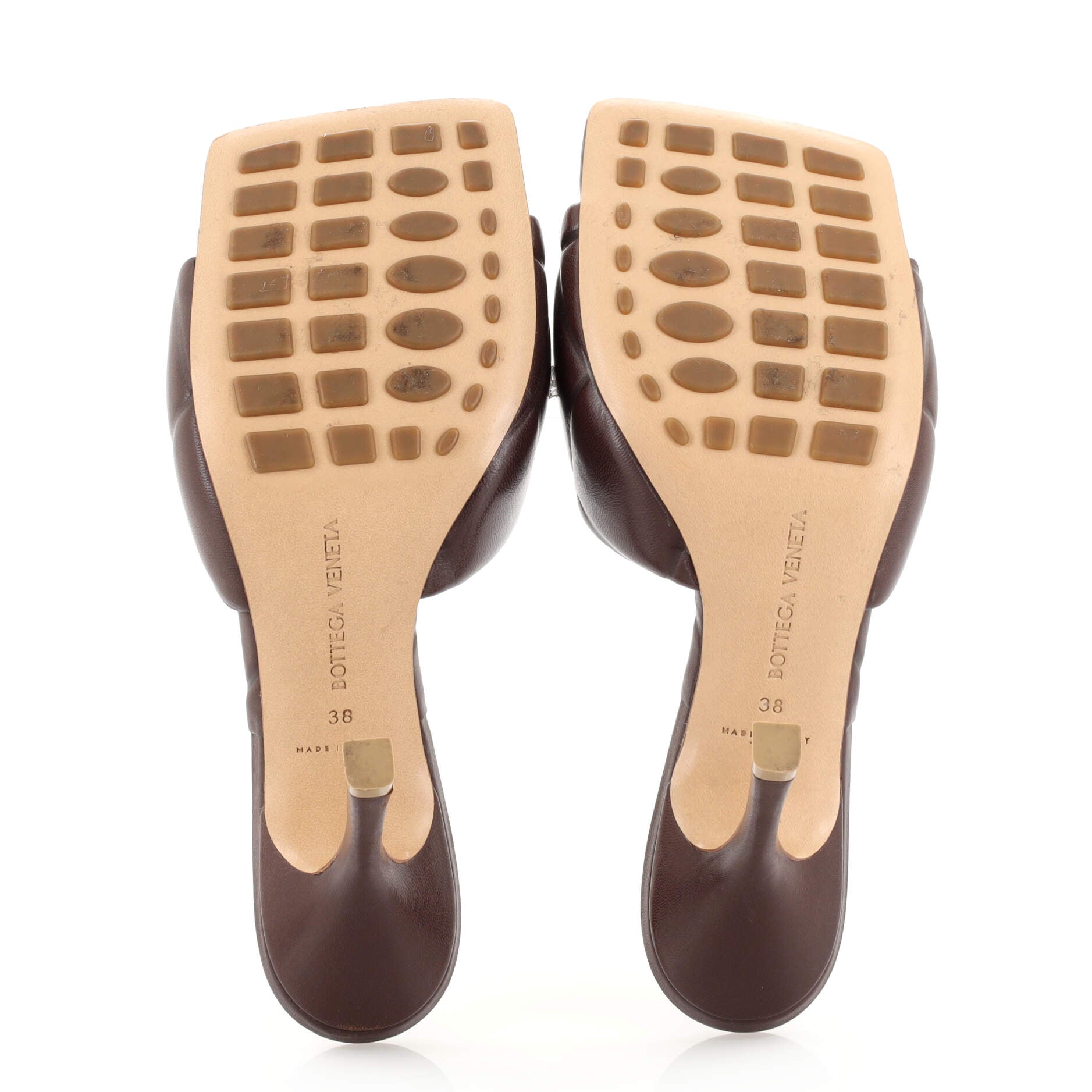 Women's Lido Heeled Sandals Quilted Embossed Leather