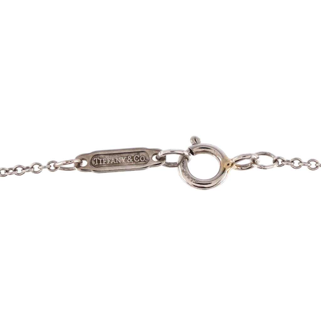 Jazz Swing Pendant Necklace Platinum with Diamonds