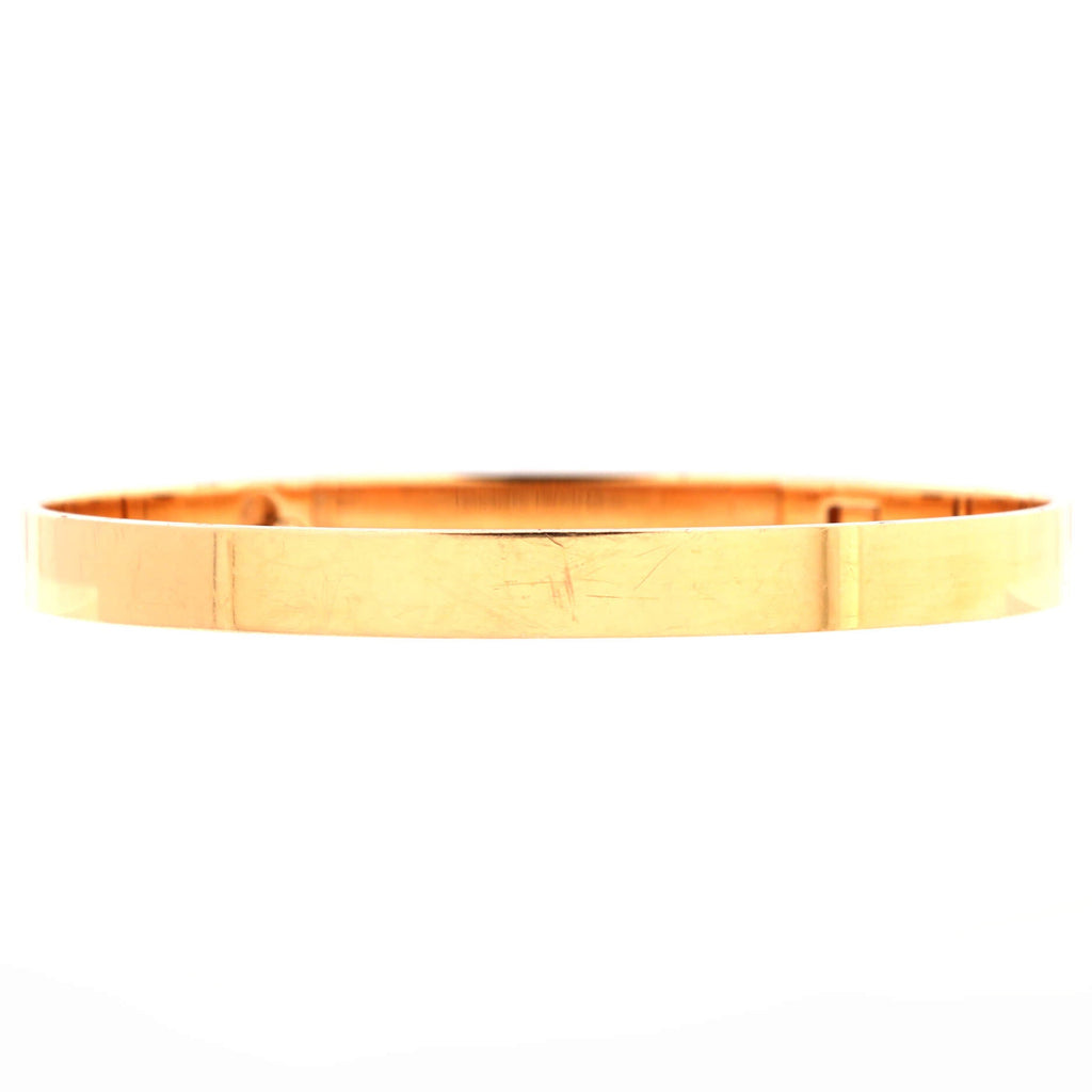 Collier de Chien Bracelet 18K Rose Gold with Pave Diamonds Small
