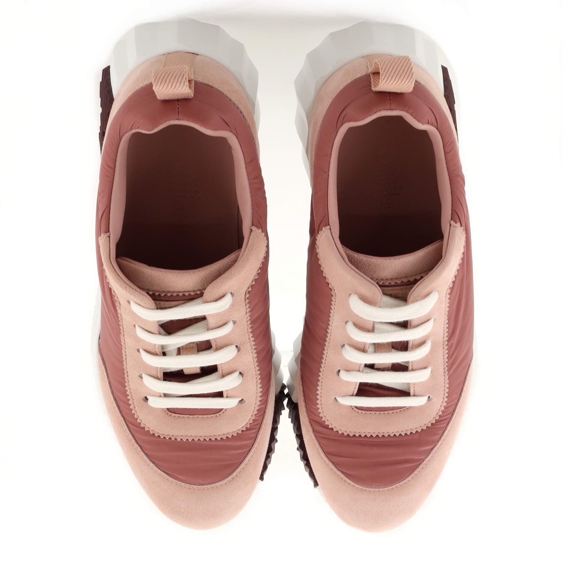 Women's Bouncing Sneakers Fabric and Suede