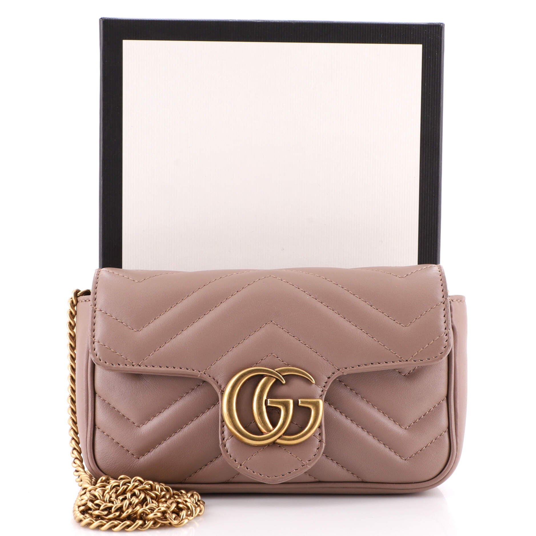 GG Marmont Flap Bag Matelasse Leather Super Mini