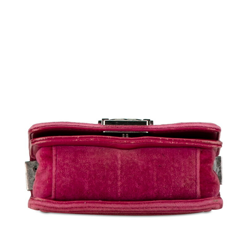 Chanel Boy Chanel Matelasse Velour Shoulder Bag