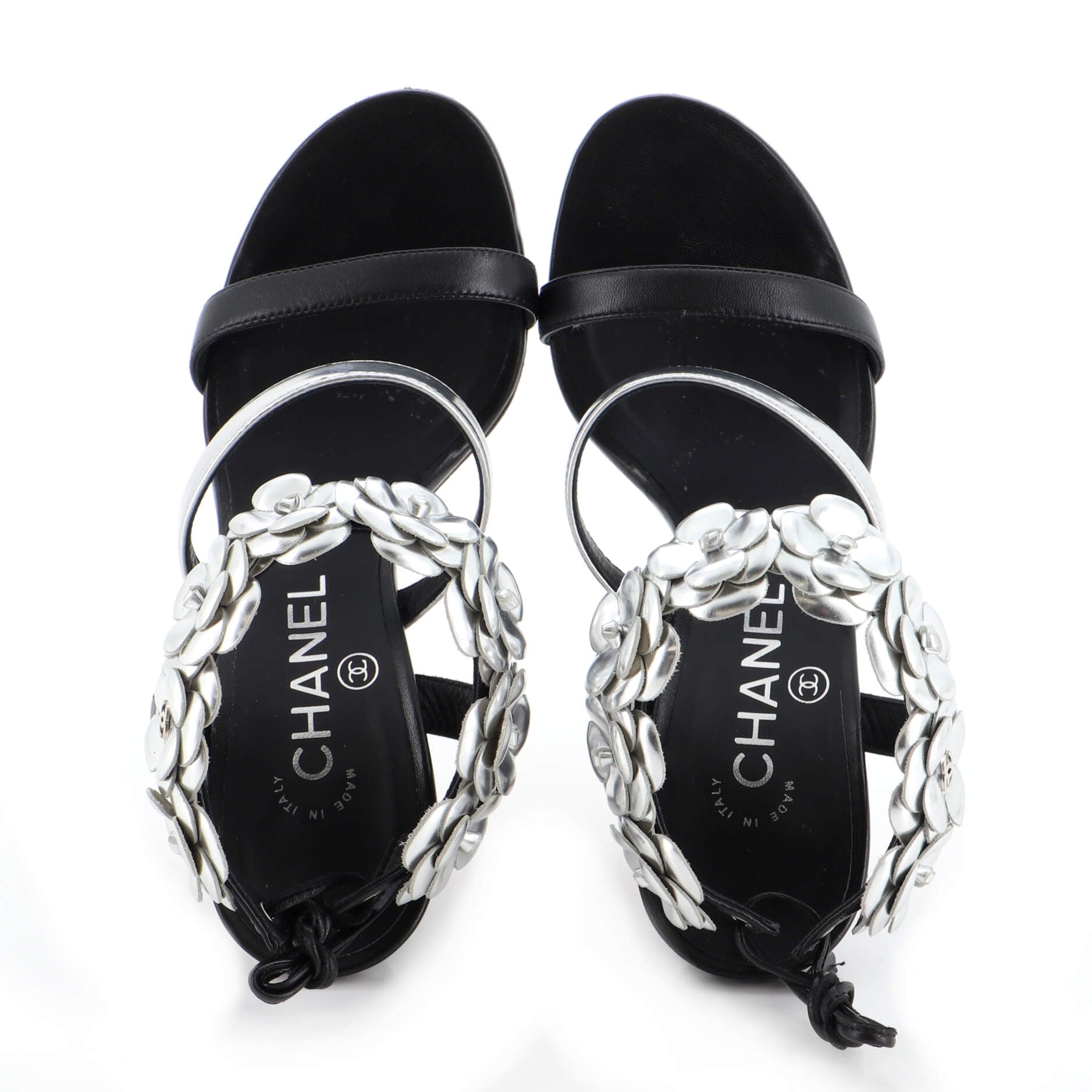 Women's Camellia Ankle Strap Heel Sandals Leather