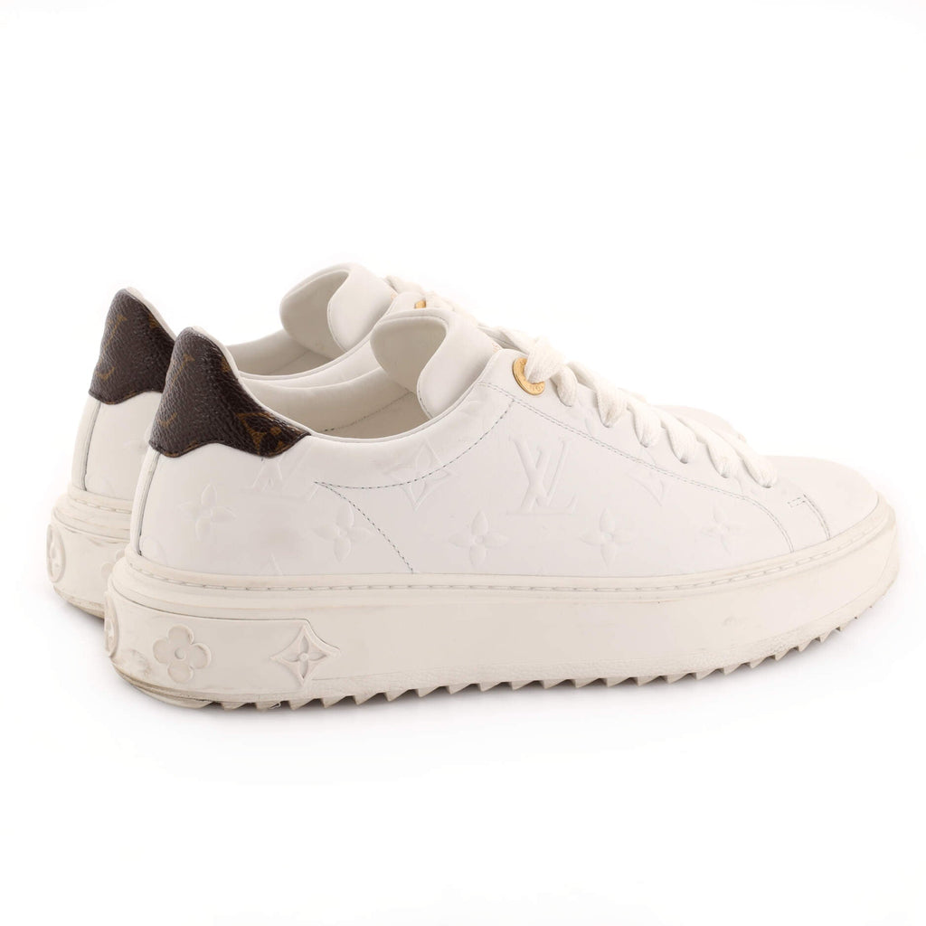 Women's Time Out Sneakers Monogram Embossed Leather