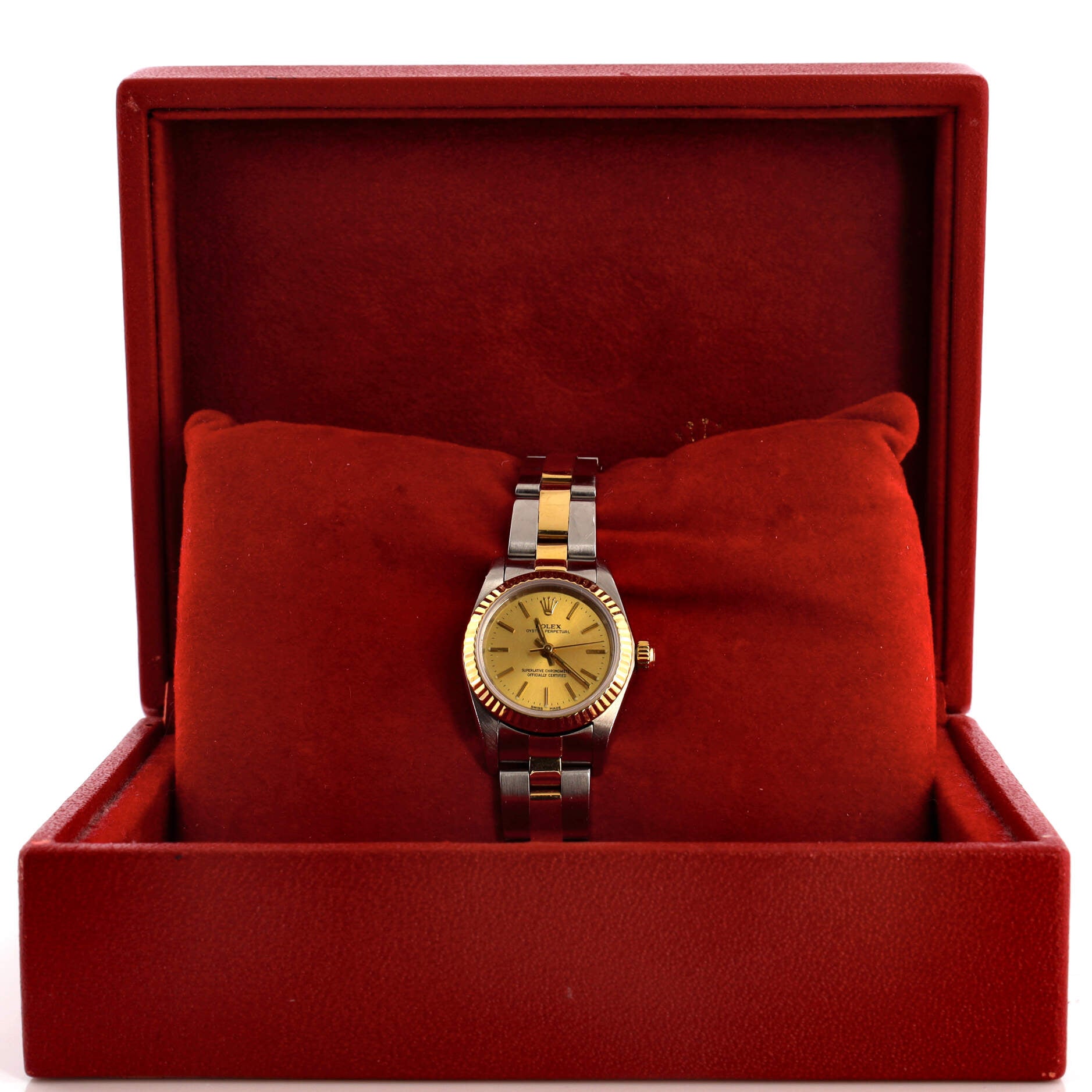 Oyster Perpetual Datejust Automatic Watch Stainless Steel and Yellow Gold 26