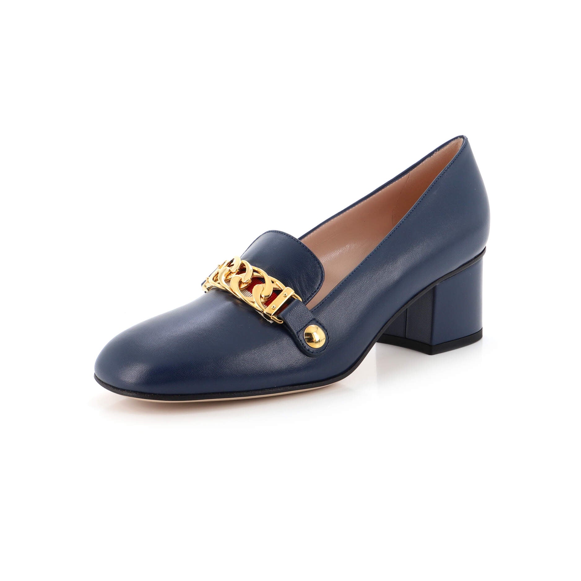 Women's Sylvie Chain Link Loafers Leather