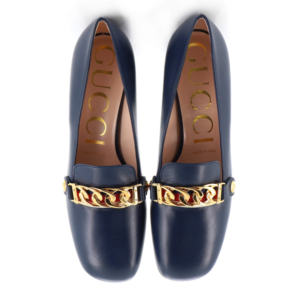 Women's Sylvie Chain Link Loafers Leather