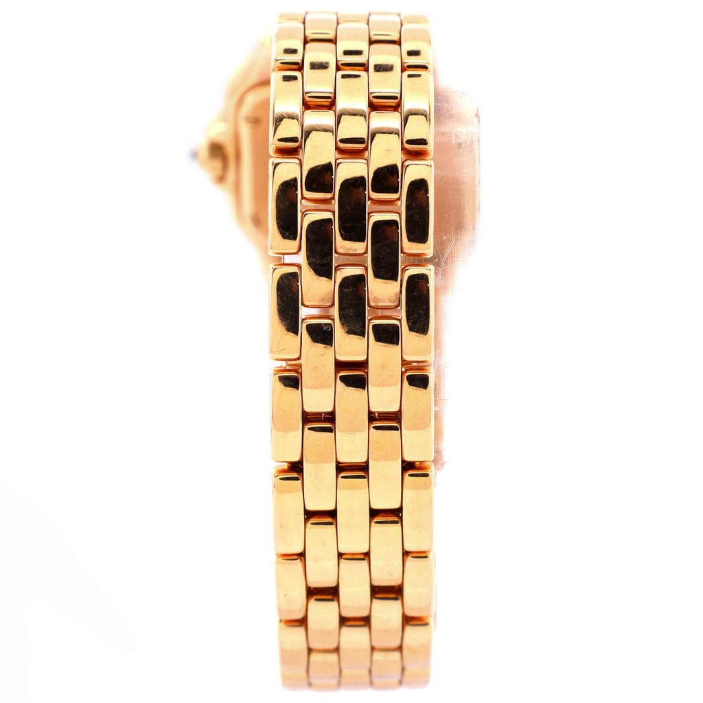 Panthere de Cartier Quartz Watch Yellow Gold with Diamond Bezel 22