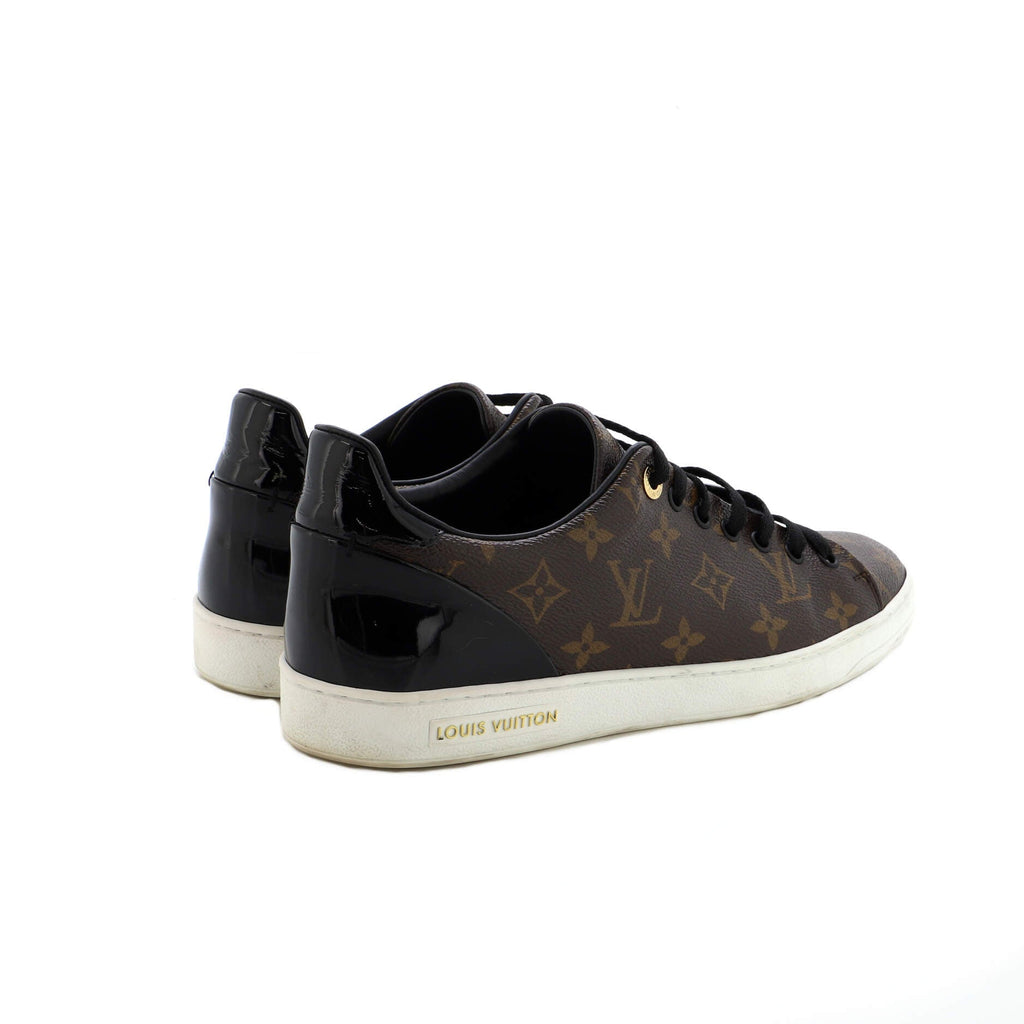 Women's FrontRow Sneakers Monogram Canvas with Patent