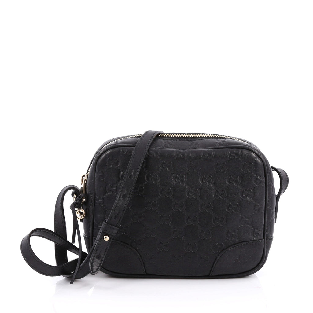 Gucci Bree Disco Crossbody Bag Guccissima Leather Mini