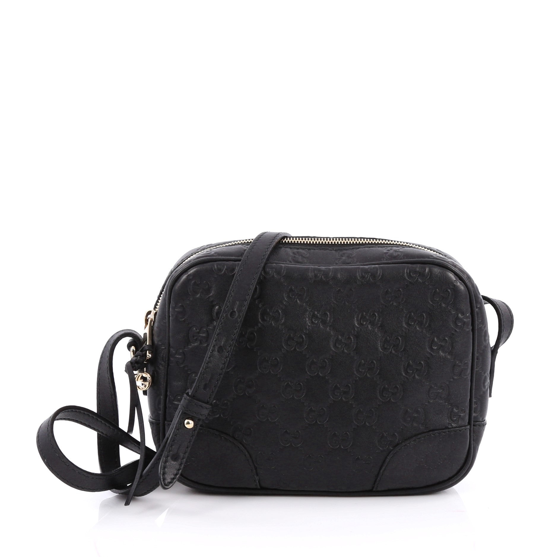 Gucci Bree Disco Crossbody Bag Guccissima Leather Mini