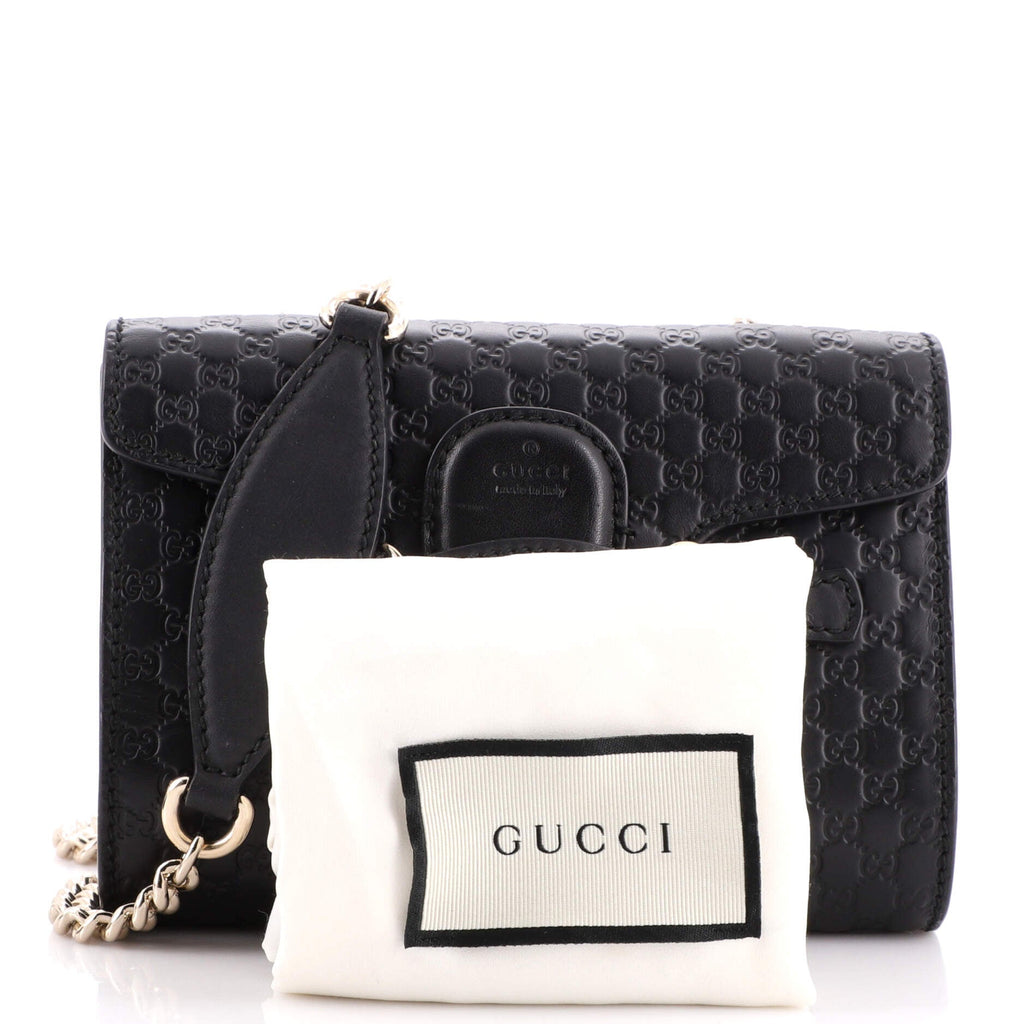 Emily Chain Flap Bag Guccissima Leather Mini