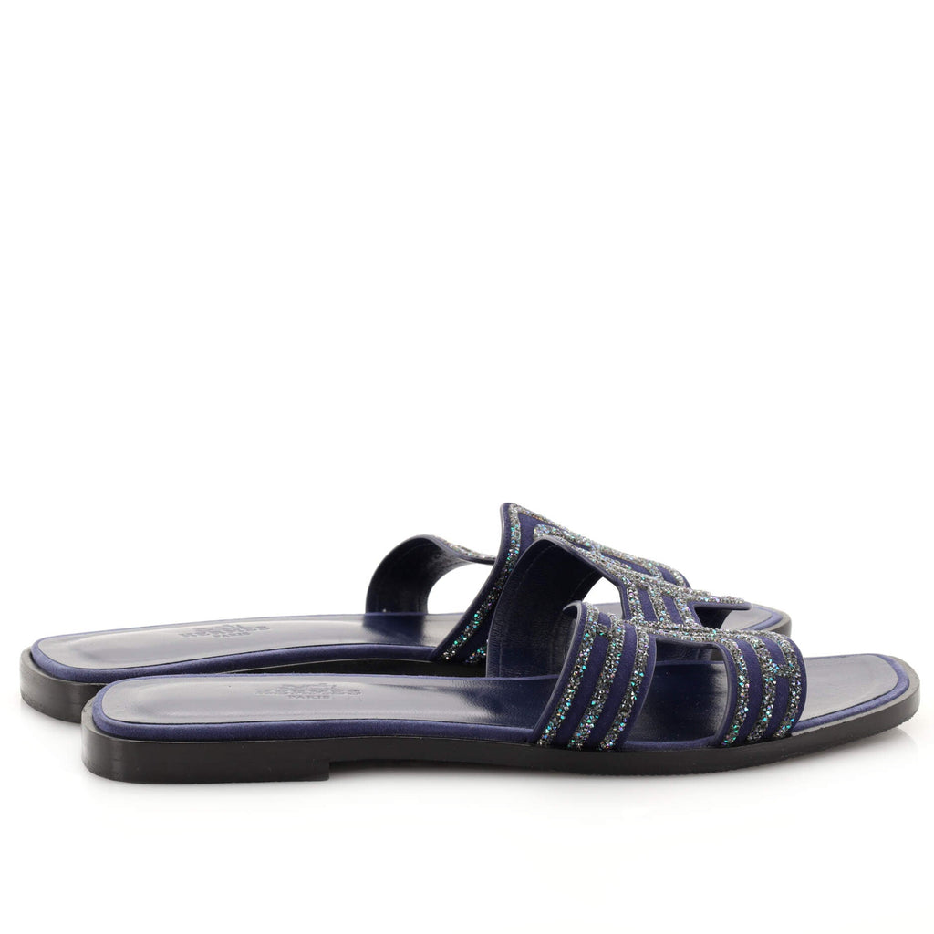 Women's Oran Sandals Embellished Leather