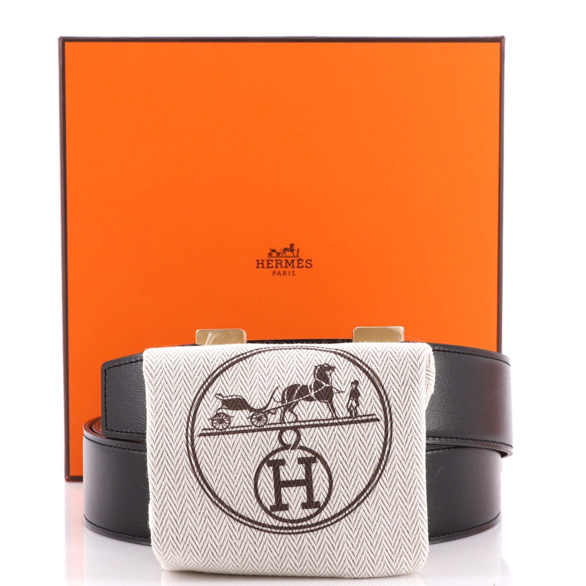 Constance Reversible Belt Leather Wide 100