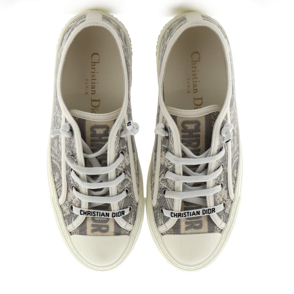 Women's Walk'N'Dior Sneakers Embroidered Canvas