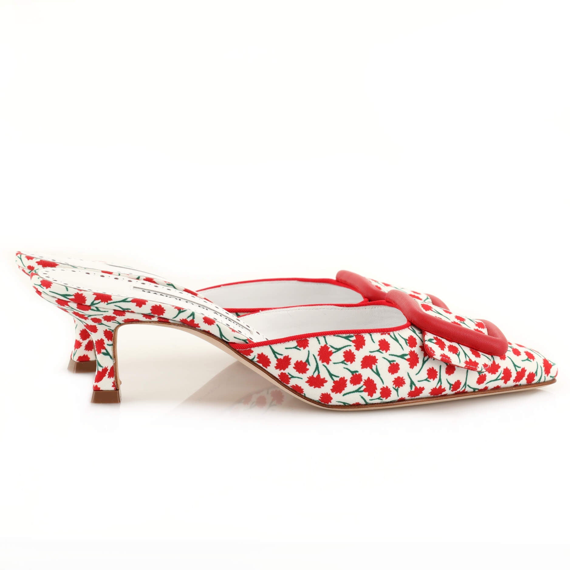 Women's Maysalebi Slide Mules Printed Cotton