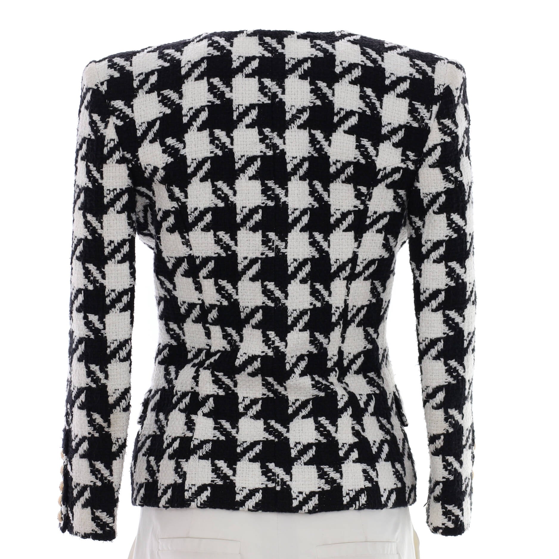 Women's Single Button Blazer Tweed