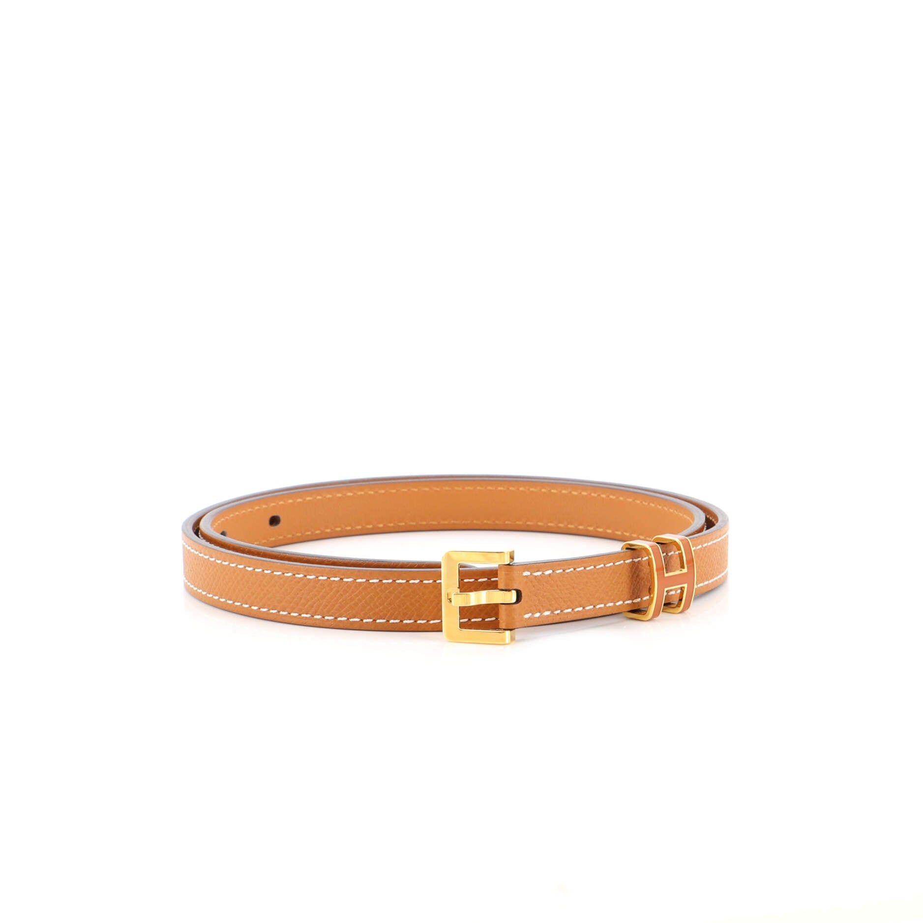 Pop H Belt Leather Thin 70