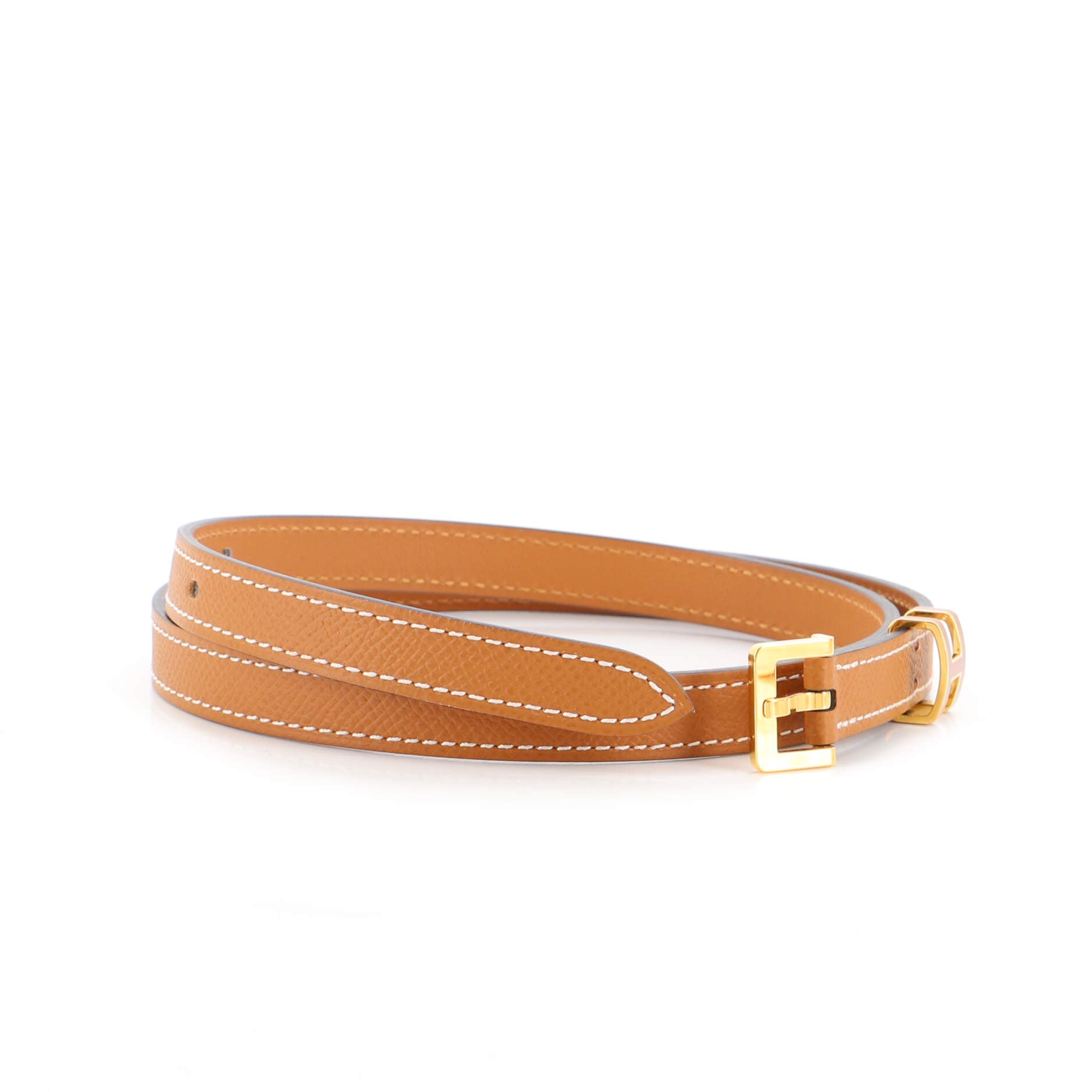 Pop H Belt Leather Thin 70