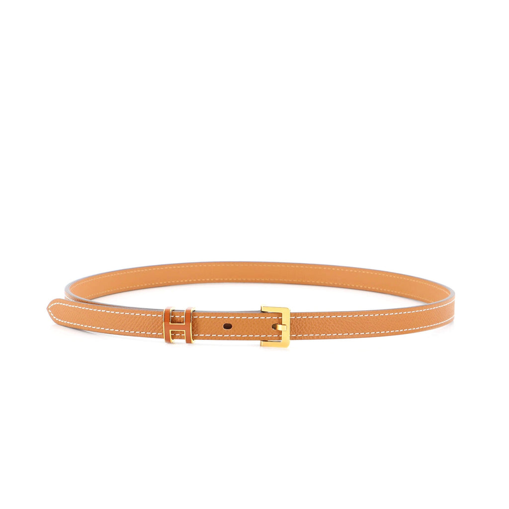 Pop H Belt Leather Thin 70