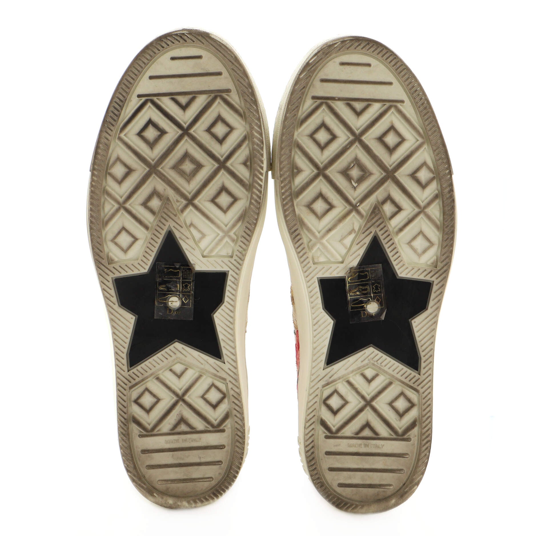 Women's Walk'N'Dior Sneakers Embroidered Canvas