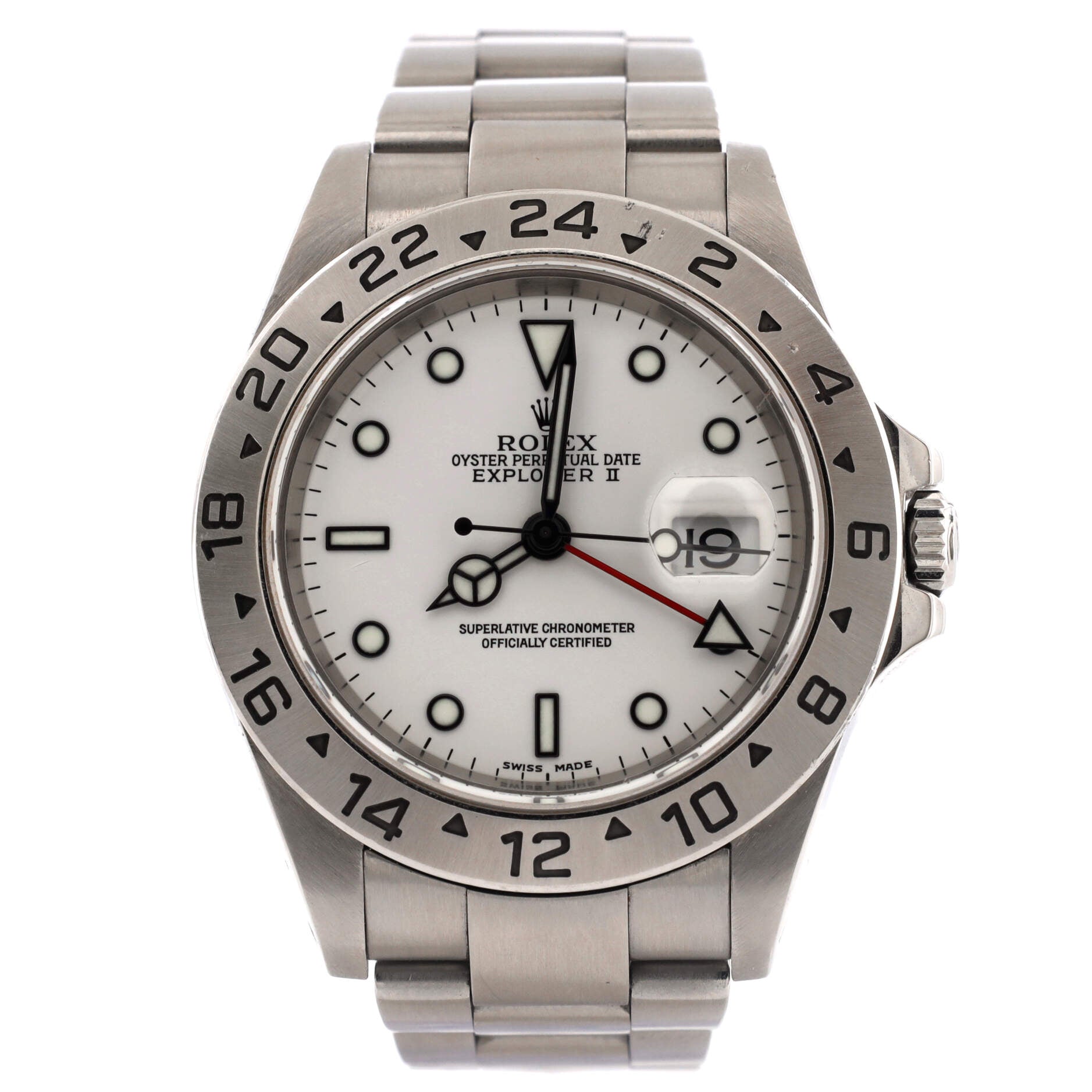 Oyster Perpetual Explorer II Automatic Watch Stainless Steel 40