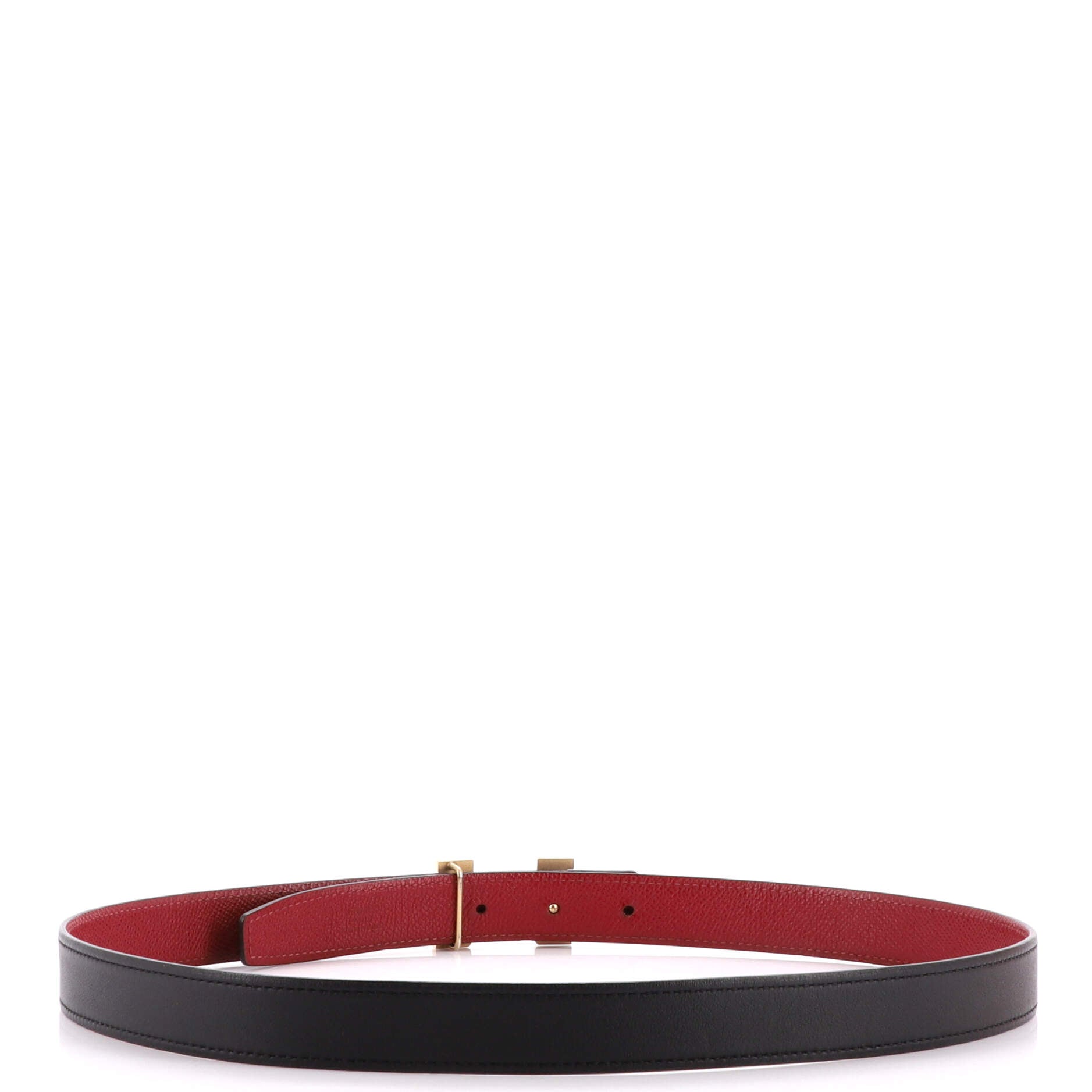 Constance Reversible Belt Leather with Lizard Thin 80