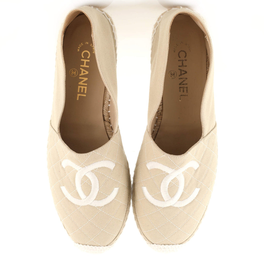 Women's CC Espadrilles Quilted Canvas