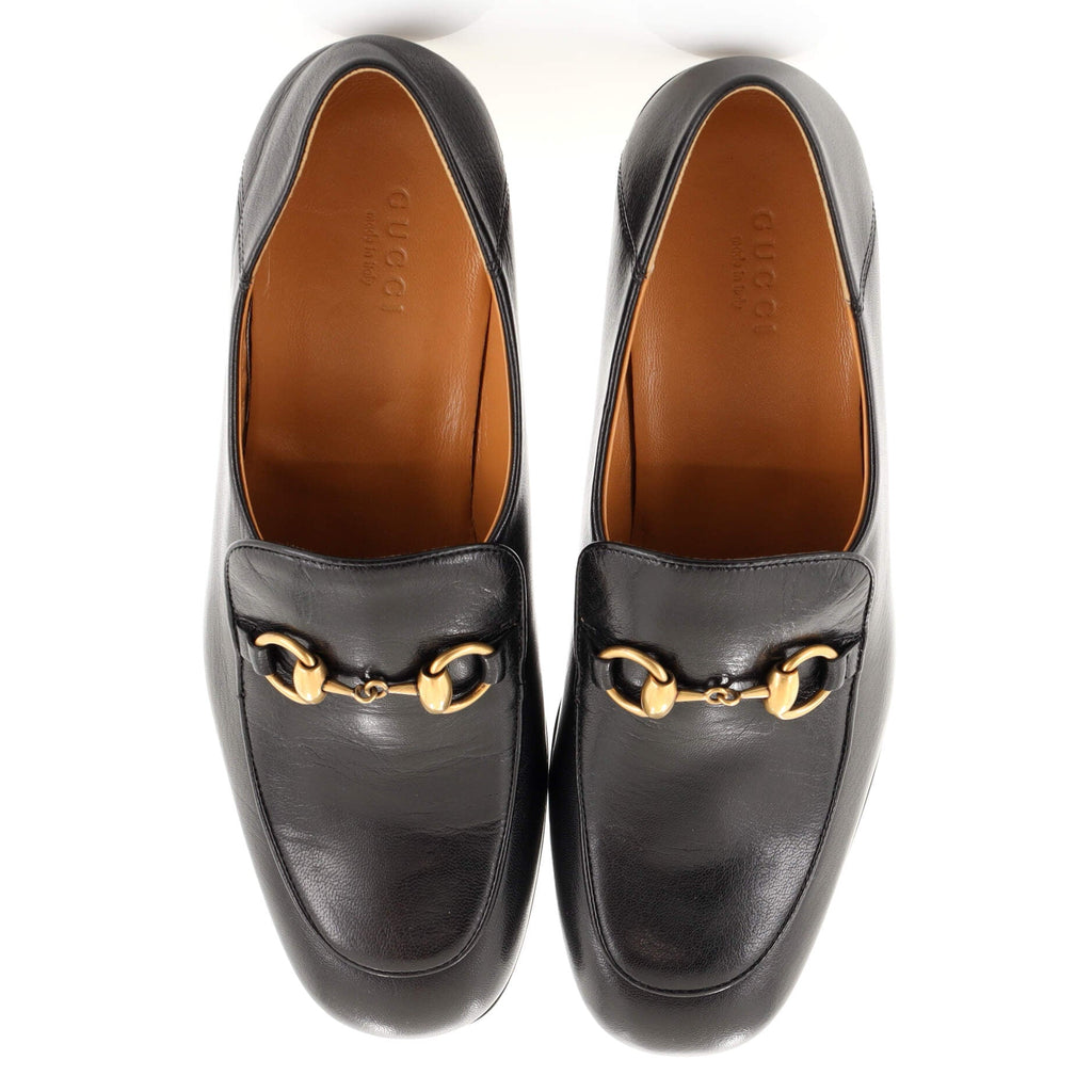Women's Horsebit Mid-Heel Loafers Leather