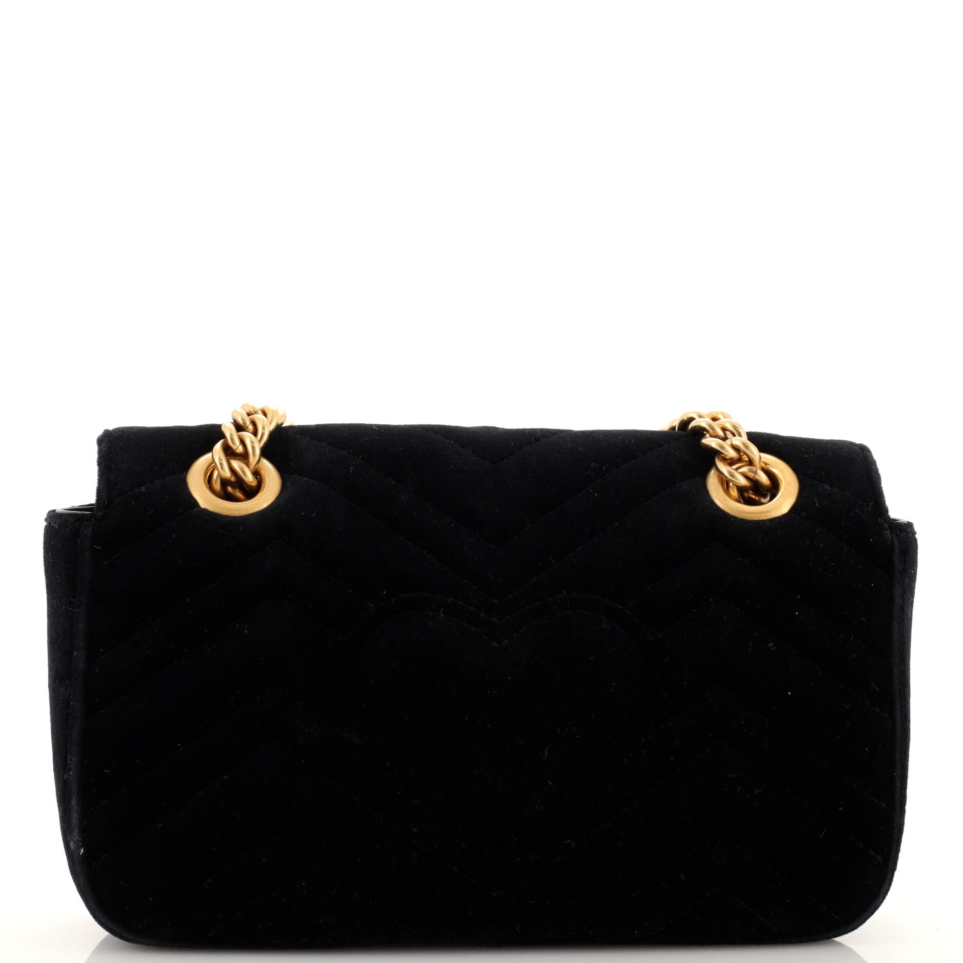 GG Marmont Flap Bag Embellished Matelasse Velvet Mini