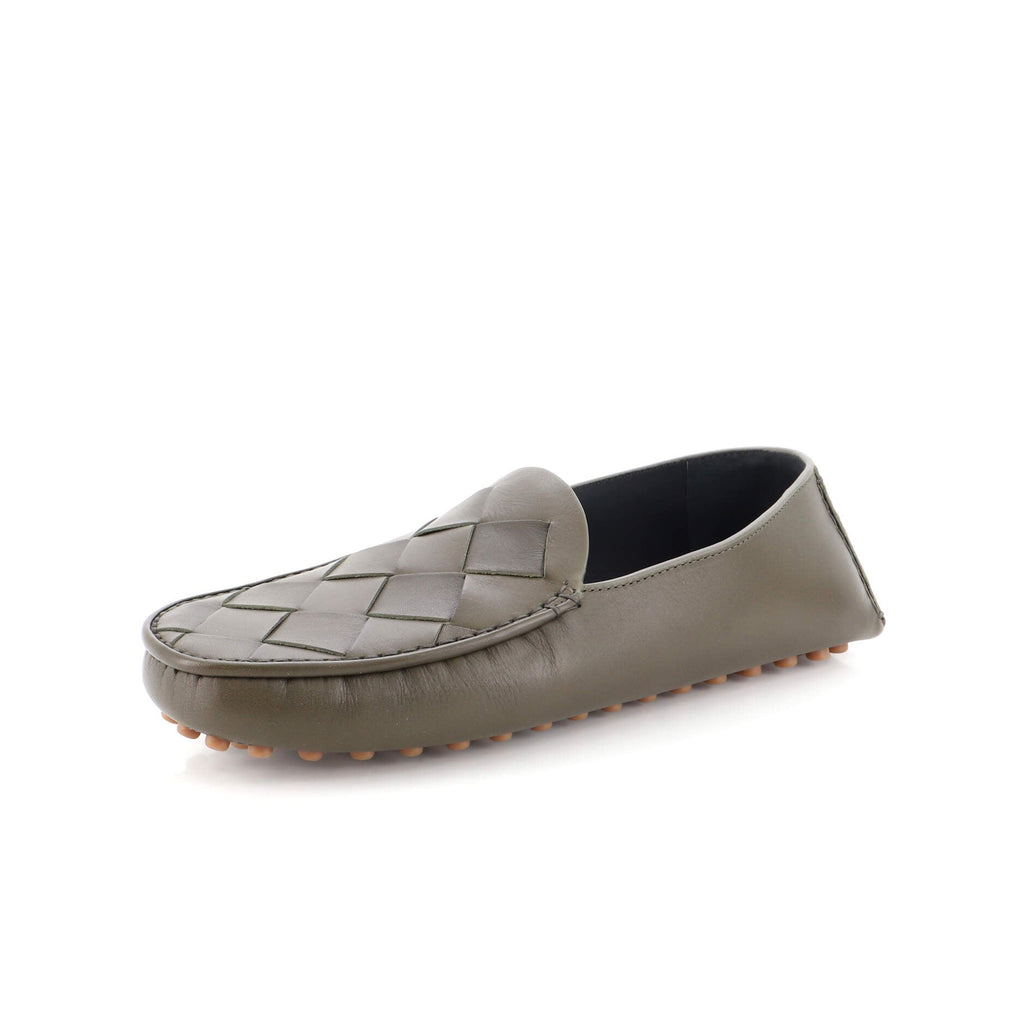 Men's Douglas Driver Loafers Maxi Intrecciato Leather