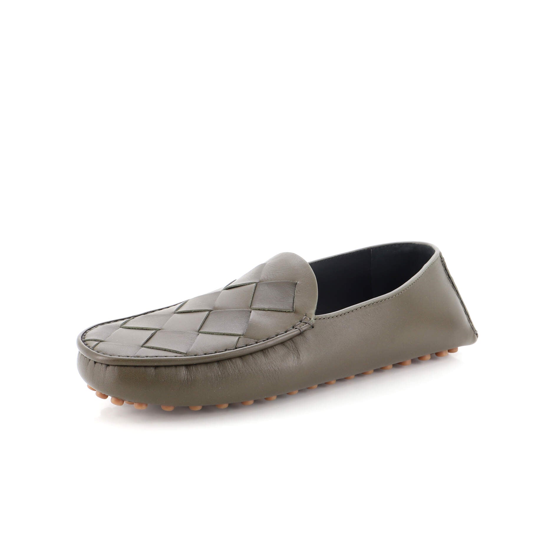 Men's Douglas Driver Loafers Maxi Intrecciato Leather