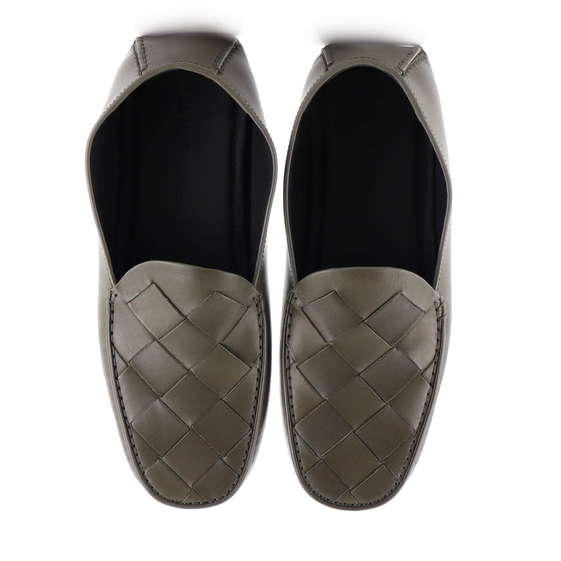 Men's Douglas Driver Loafers Maxi Intrecciato Leather