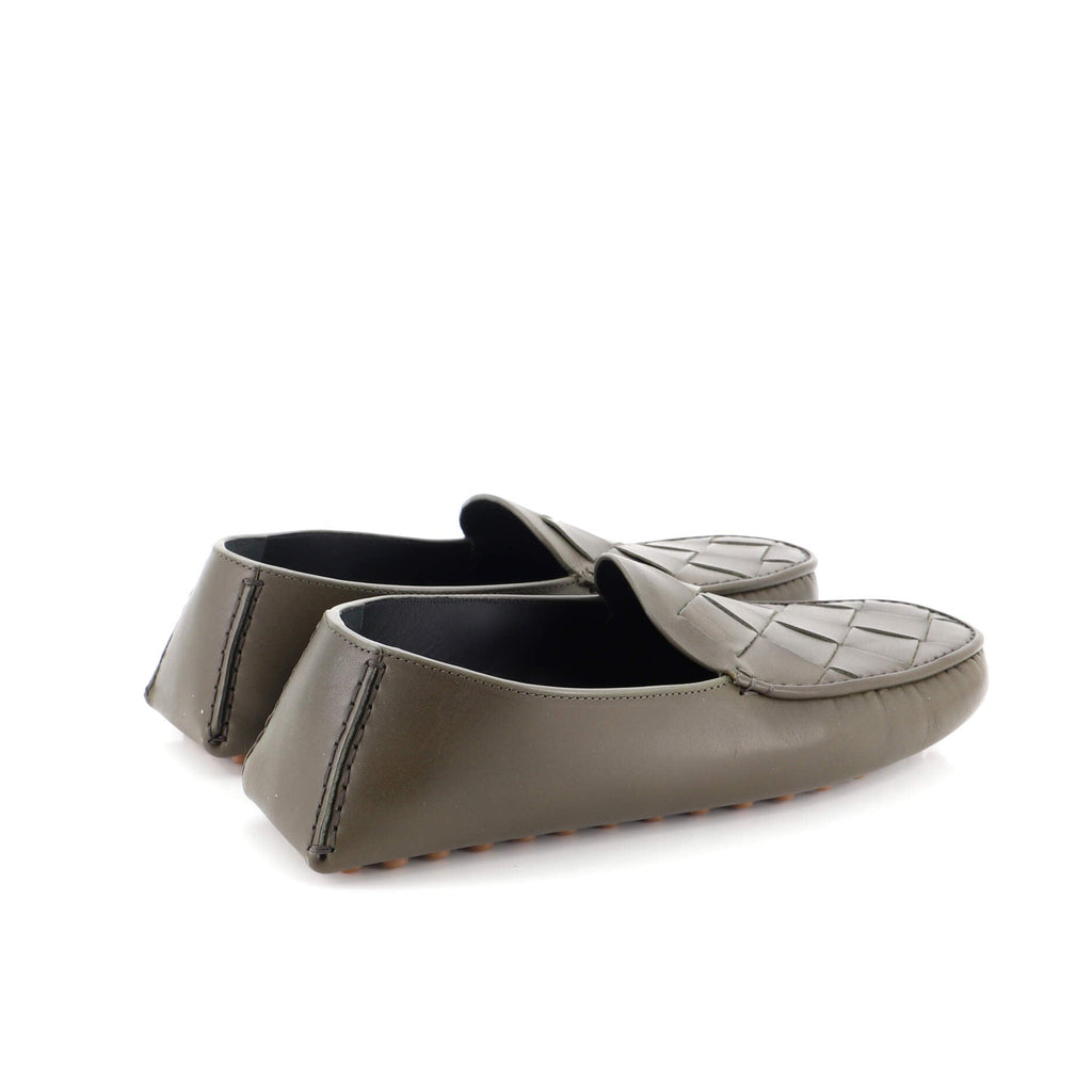 Men's Douglas Driver Loafers Maxi Intrecciato Leather