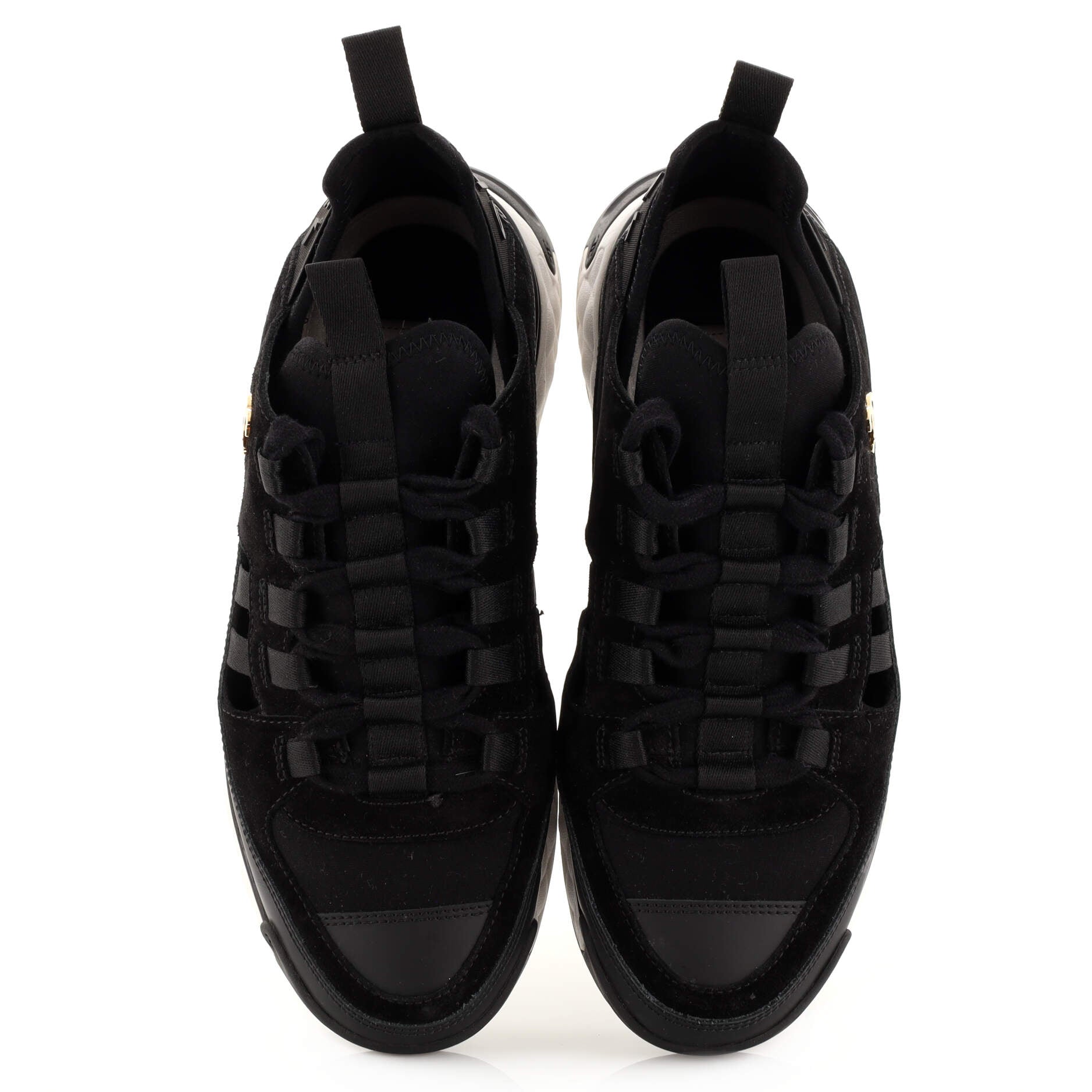 Women's CC Cap Toe Logo Sneakers Leather and Mixed Fibers