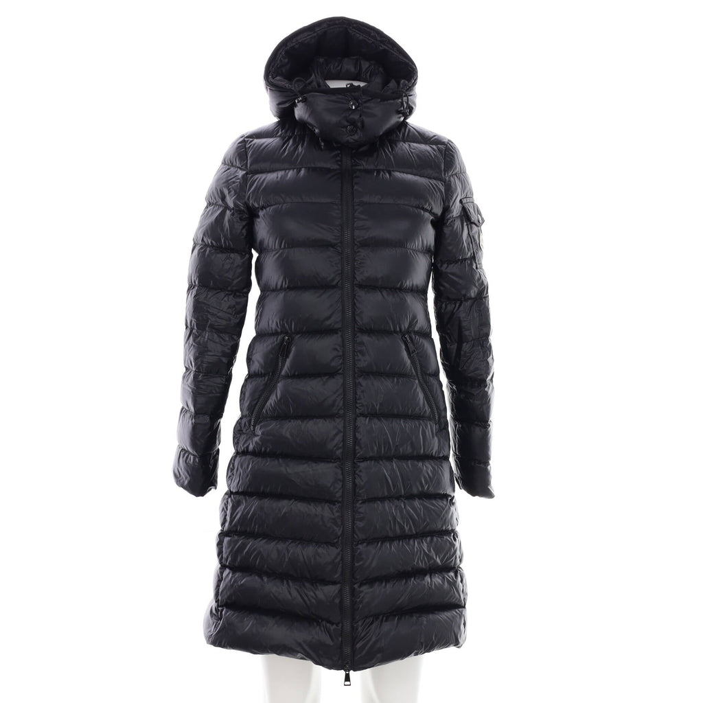 Women's Moka Long Coat Quilted Polyamide with Down