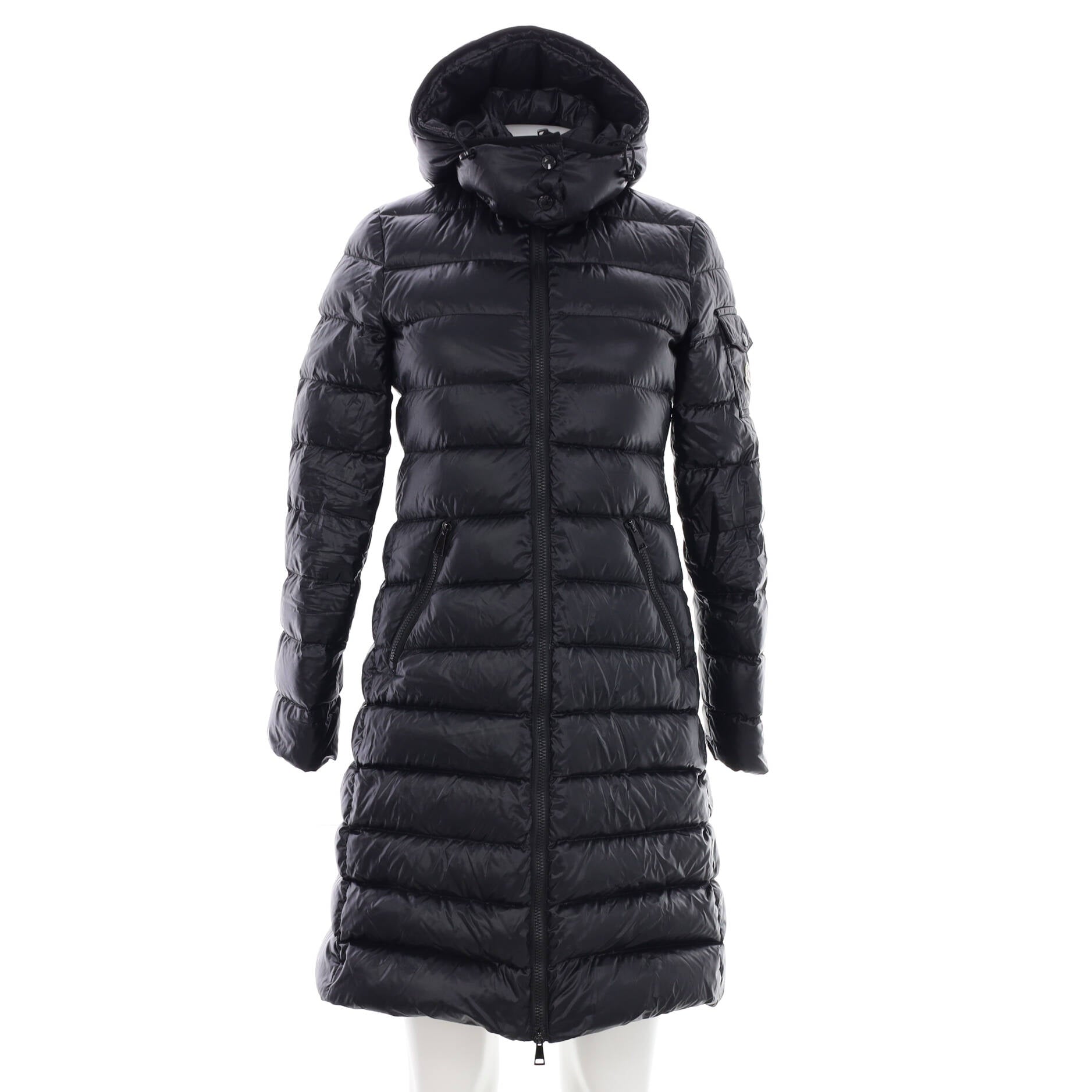 Women's Moka Long Coat Quilted Polyamide with Down
