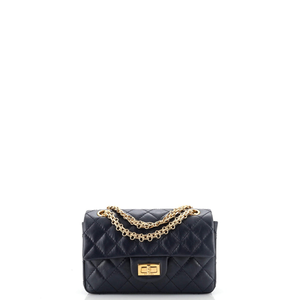 Reissue 2.55 Flap Bag Quilted Aged Calfskin Mini