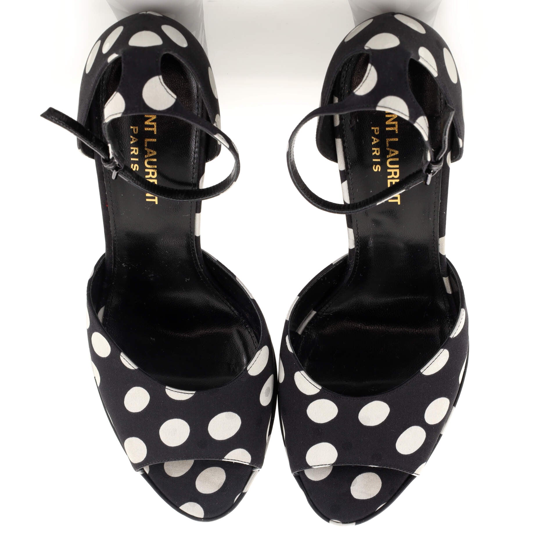 Women's Jodie Platform Heeled Sandals Printed Satin
